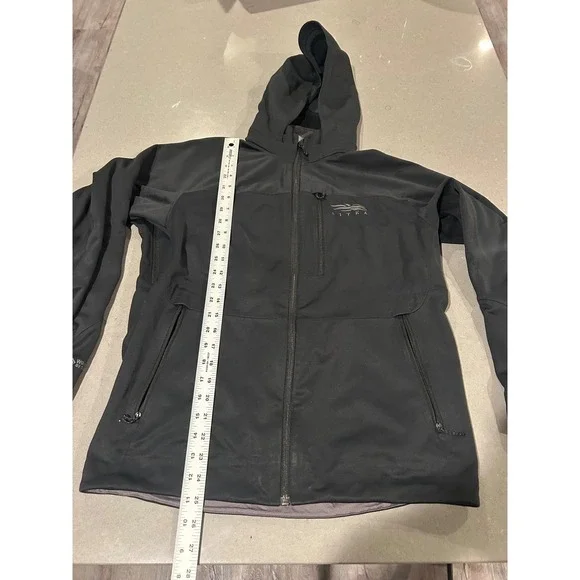 Sitka Gear Jetstream Jacket Mens Medium Black Windstopper Softshell Hoody - Picture 2 of 6